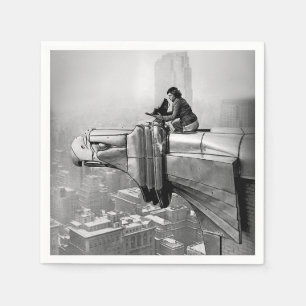 SERVILLETA DE PAPEL 1935 MARGARET BOURKE CIUDAD DE NUEVA YORK FOTO ANT