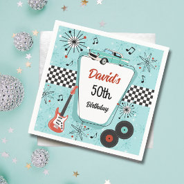 Servilleta De Papel 1950's Retro Party