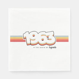 Servilleta De Papel 1963 The birth of legends