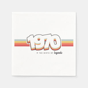 Servilleta De Papel 1970 El nacimiento de las leyendas