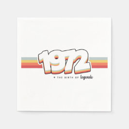 Servilleta De Papel 1972 El nacimiento de las leyendas