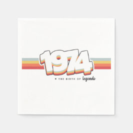 Servilleta De Papel 1974 El nacimiento de las leyendas