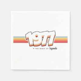 Servilleta De Papel 1977 El nacimiento de las leyendas