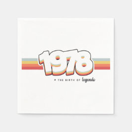 Servilleta De Papel 1978 El nacimiento de las leyendas