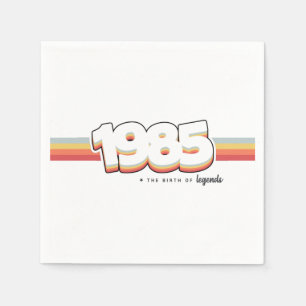 Servilleta De Papel 1985 El nacimiento de las leyendas