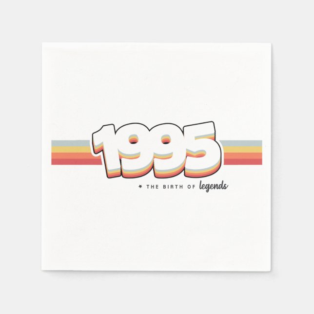 Servilleta De Papel 1995 El nacimiento de las leyendas (Anverso)