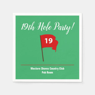 Servilleta De Papel 19.º Fiesta de Hole Pub Napkin