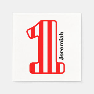 Servilleta De Papel 1.ᵉʳ Nacimiento Rojo Tirado Gran Número A10