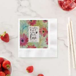 Servilleta De Papel 1 Corintios 16 14 Que todo se haga con amor