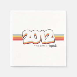 Servilleta De Papel 2012 El nacimiento de las leyendas