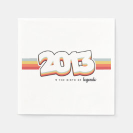 Servilleta De Papel 2013 El nacimiento de las leyendas