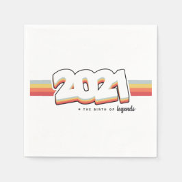 Servilleta De Papel 2021 El nacimiento de las leyendas