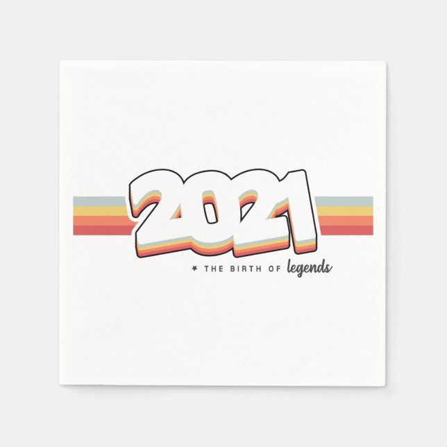 Servilleta De Papel 2021 El nacimiento de las leyendas (Anverso)