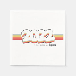 Servilleta De Papel 2022 El nacimiento de las leyendas