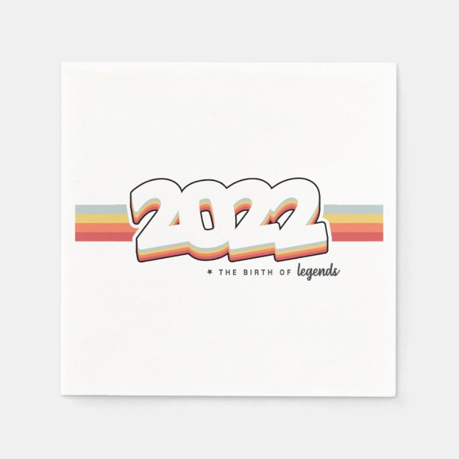 Servilleta De Papel 2022 El nacimiento de las leyendas (Anverso)