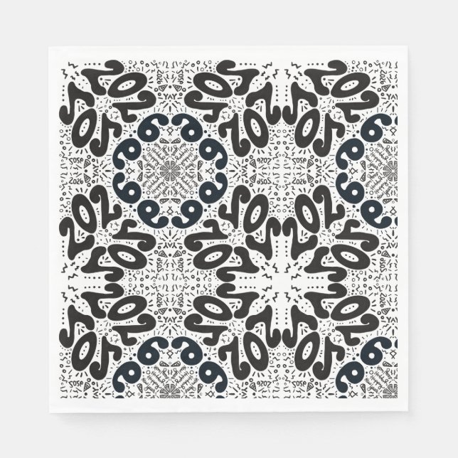 Servilleta De Papel 2026 New Year  (Anverso)