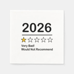 Servilleta De Papel 2026 una calificación de una estrella muy mal año