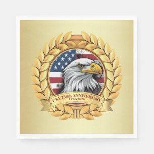 Servilleta De Papel 250º Aniversario USA Patriótico   1776–2026