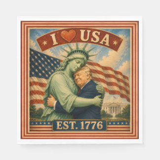 Servilleta De Papel 250 Años Orgullo Americano Ama USA