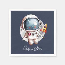 Servilleta De Papel 2.º Papel De Cumpleaños De La Luna