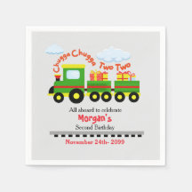 2.º Tren De Colorido Cuto De Cumpleaños Con Presen