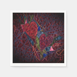 Servilleta De Papel 2 corazones