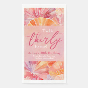 Servilleta De Papel 30.ª charla de cumpleaños