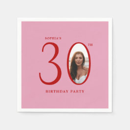 Servilleta De Papel 30 Aniversario de la foto mínima