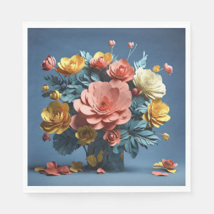 Servilleta De Papel 3.ª flor de papel