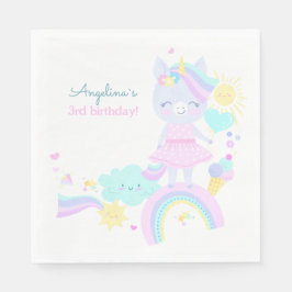 Servilleta De Papel 3.ᵉʳ Papel de Cumpleaños.