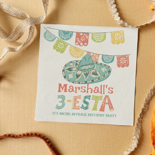 Servilleta De Papel 3-Esta fiesta de cumpleaños personalizada de Sombr