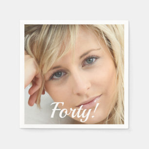 Servilleta De Papel 40.ª fiesta de cumpleaños, guionista de fotografía