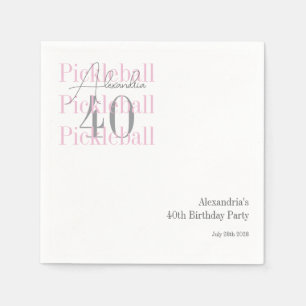 Servilleta De Papel 40.º Fiesta de baloncesto de cumpleaños