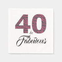 40 Fabulosa fiesta de cumpleaños de Cebras Negras 