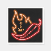 40 y Ardiente, Favor de Fiesta de Cumpleaños 40