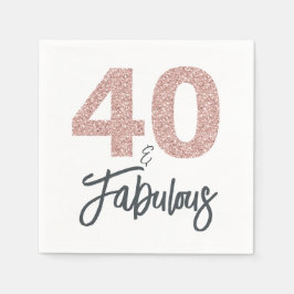 Servilleta De Papel 40 y fabulosa fiesta de cumpleaños de Purpurina ro
