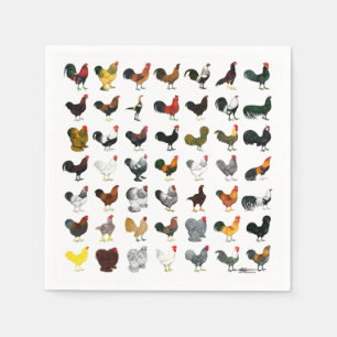Servilleta De Papel 49 gallos