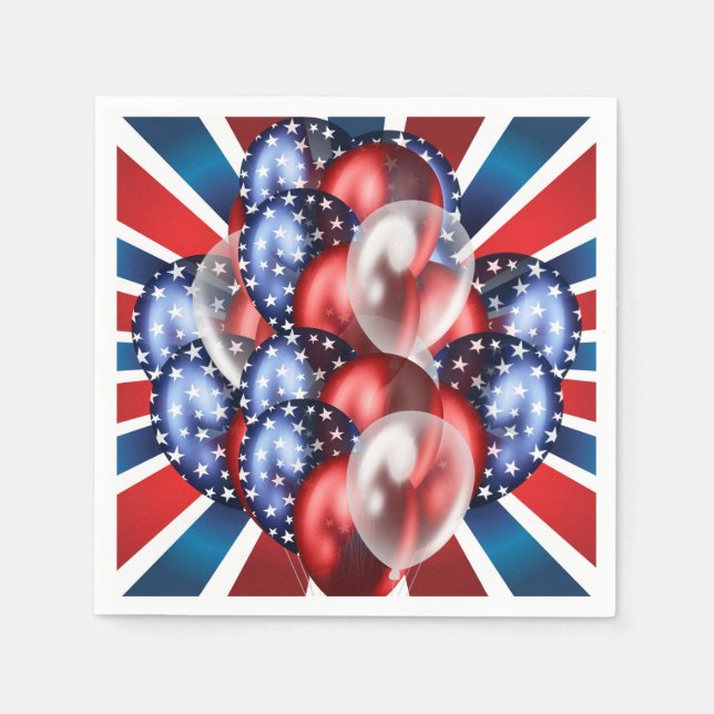 Servilleta De Papel 4 de julio (Anverso)