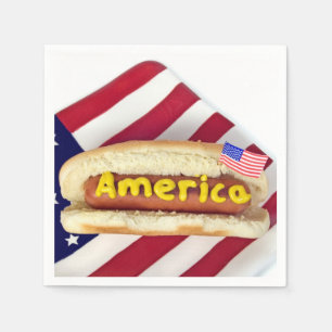 Servilleta De Papel 4 De Julio Fiesta BBQ