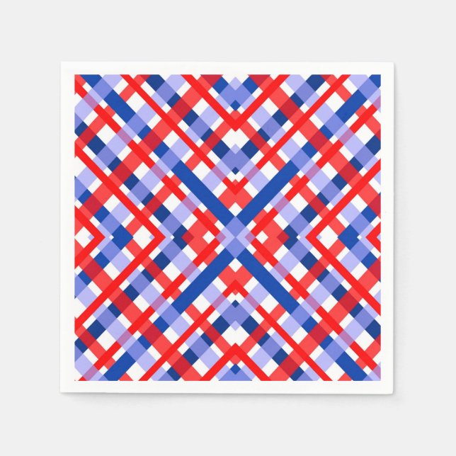 Servilleta De Papel 4 de julio: servilletas de papel (Anverso)