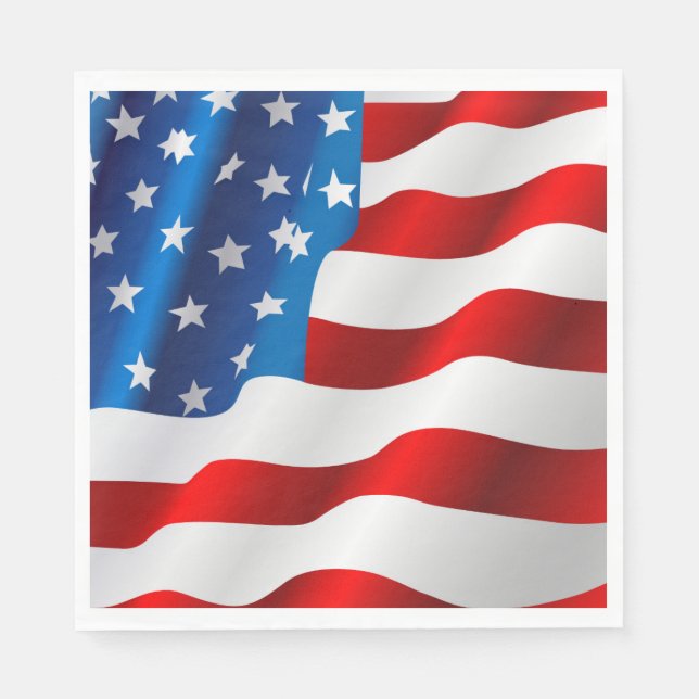 Servilleta De Papel 4 de julio: servilletas de papel (Anverso)