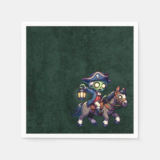 Servilleta De Papel 4 de julio Zombie (Anverso)