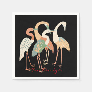 Servilleta De Papel 4 Grullas Japonesas Thunder_Cove