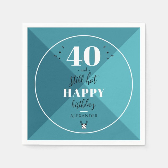 Servilleta De Papel 4 O y todavía caliente (Anverso)