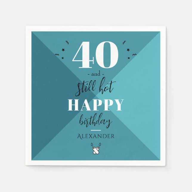 Servilleta De Papel 4 O y todavía caliente (Anverso)