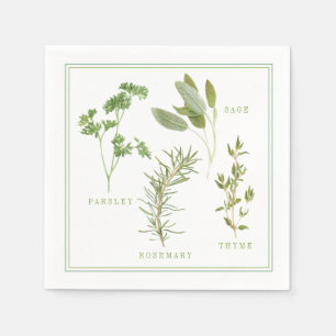 Servilleta De Papel 4 servilletas FRESH HERBS Standard de papel de cóc