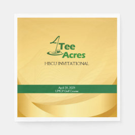 Servilleta De Papel 4 Tee Acres Gold Paper Napkin