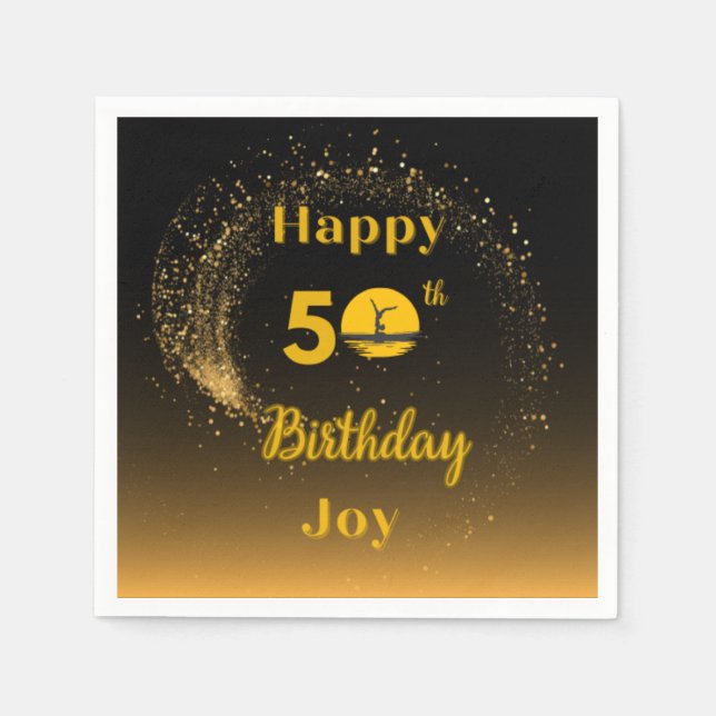 Servilleta De Papel 50.ª Cocktail Napkin (Anverso)