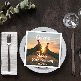 Servilleta De Papel 50.ª fiesta de cumpleaños para los hombres anima l