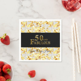 Servilleta De Papel 50.º cumpleaños